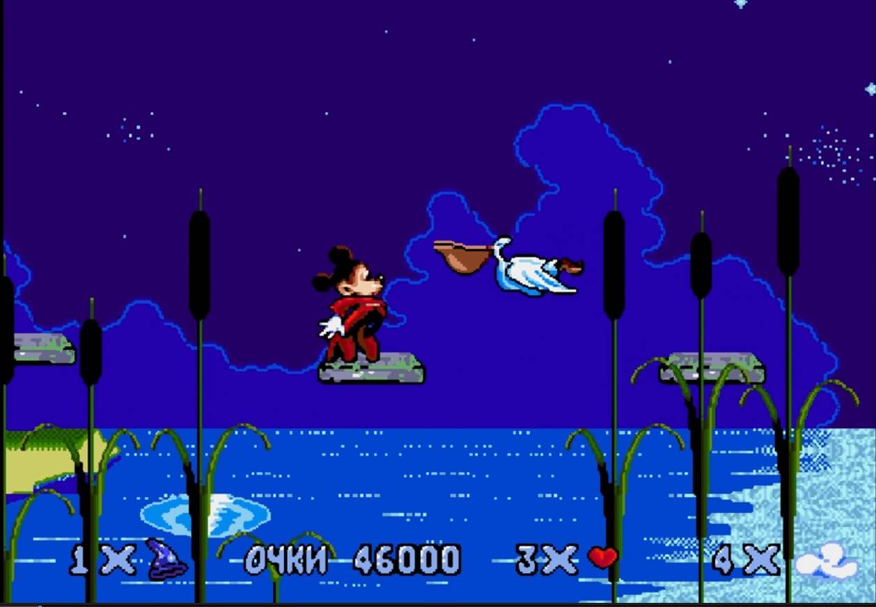 Fantasia - геймплей игры Sega Mega Drive\Genesis